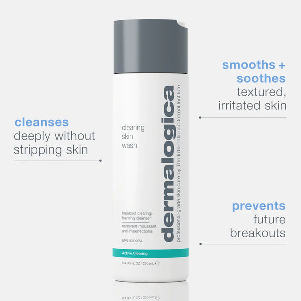 Dermalogica Clearing Skin Wash 250ml + free samples + free post