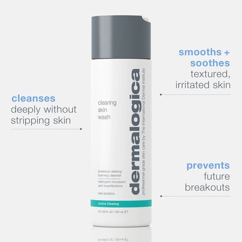 Dermalogica Clearing Skin Wash 250ml + free samples + free post