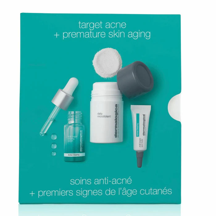 Dermalogica Active Clearing Clear & Brighten Kit + free samples + free post