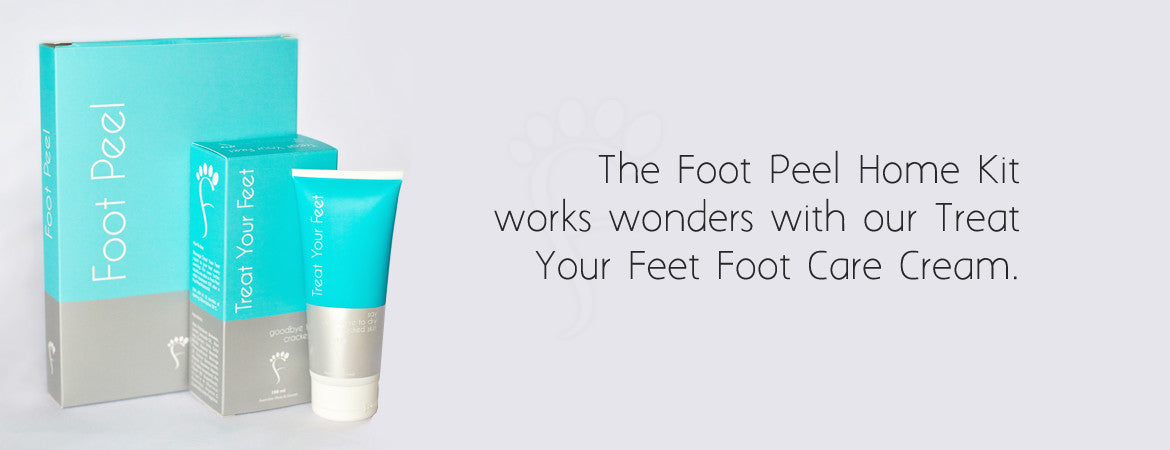 The Foot Peel Pack + Treat Your Feet Cream +free post